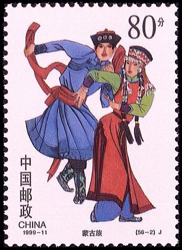 蒙古族_中国56民族邮票：蒙古族(图)_乐途旅游网